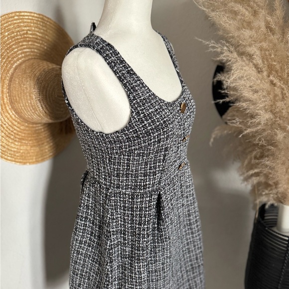 Tweed Dress- black and white - Picture 3 of 4